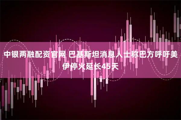 中银两融配资官网 巴基斯坦消息人士称巴方呼吁美伊停火延长45天